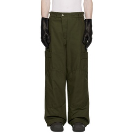 BRYAN JIMENEEZ Green Gunner Field Trousers 232355M191001