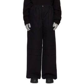 BRYAN JIMENEEZ Black Uniform Trousers 231355M191002