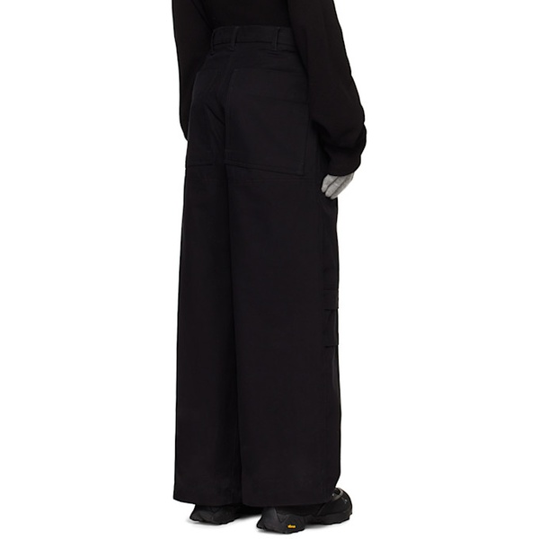  BRYAN JIMENEEZ Black Uniform Trousers 231355M191002