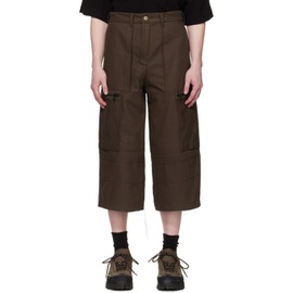 BRYAN JIMENEEZ Brown Uniform Cargo Pants 231355M191007
