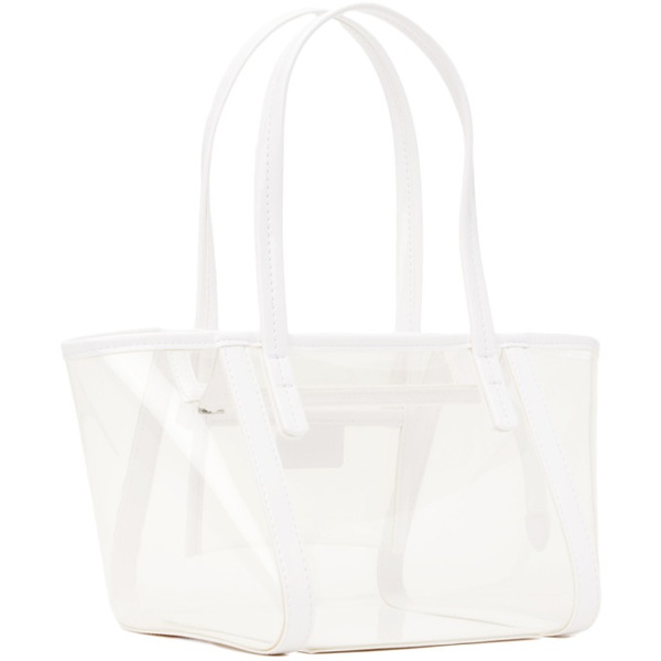  바이 파 BY FAR White Bar Tote 231289F049008