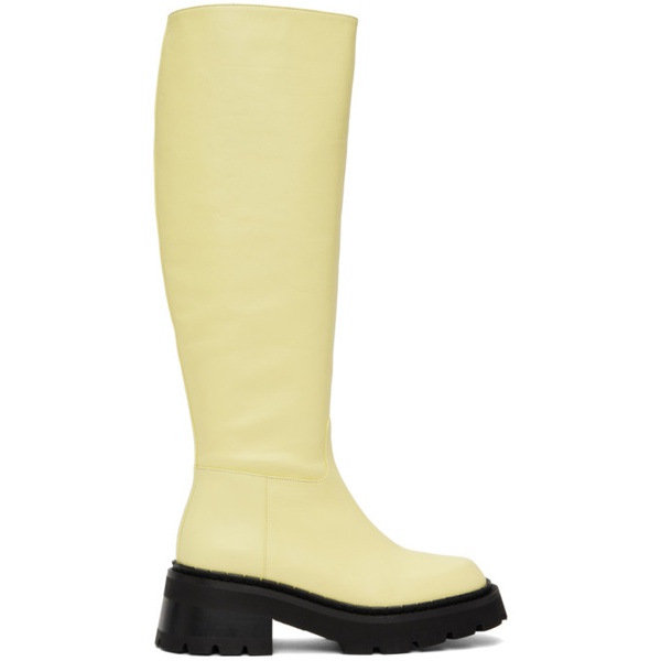  바이 파 BY FAR Yellow Russel Boots 222289F115034