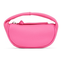 바이 파 BY FAR Pink Micro Cush Top Handle Bag 221289F046007
