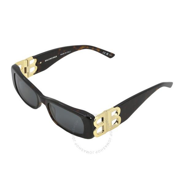 발렌시아가 발렌시아가 Balenciaga Grey Rectangular Ladies Sunglasses BB0096S 002 51