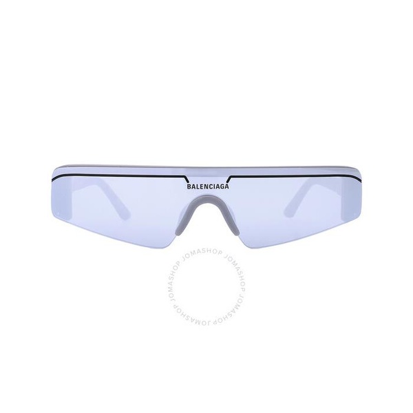 발렌시아가 발렌시아가 Balenciaga Silver Shield Unisex Sunglasses BB0003S 011 99