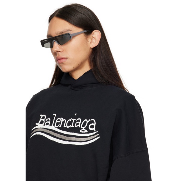 발렌시아가 발렌시아가 Balenciaga Gray Ski Sunglasses 241342M134068