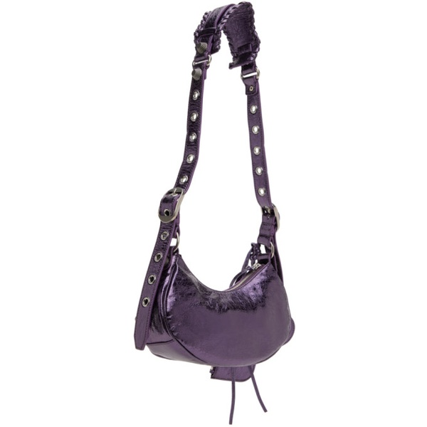 발렌시아가 발렌시아가 Balenciaga Purple XS Le Cagole Bag 232342F048060