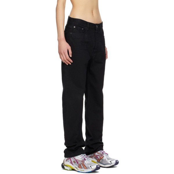 발렌시아가 발렌시아가 Balenciaga Black Normal Fit Jeans 221342F069002