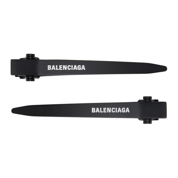 발렌시아가 발렌시아가 Balenciaga Black Holli Professional Hair Clip Set 241342F018002