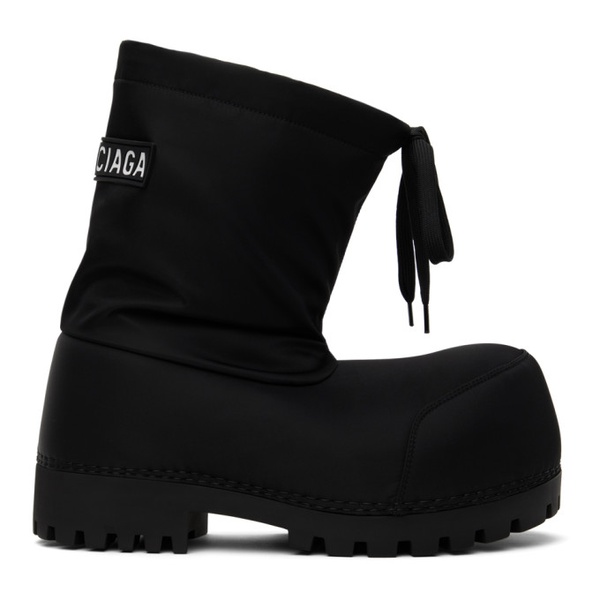 발렌시아가 발렌시아가 Balenciaga Black Alaska Low Boots 241342F113001