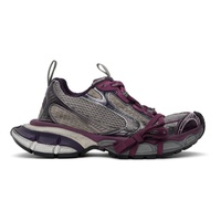 발렌시아가 Balenciaga Purple & Gray 3XL Sneakers 241342F128023
