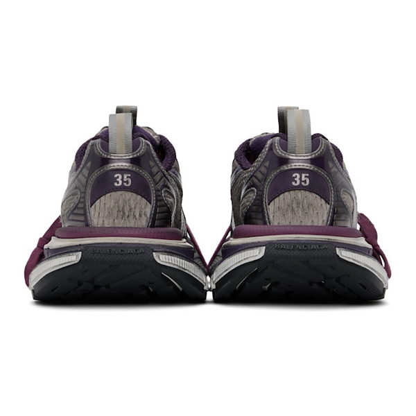 발렌시아가 발렌시아가 Balenciaga Purple & Gray 3XL Sneakers 241342F128023