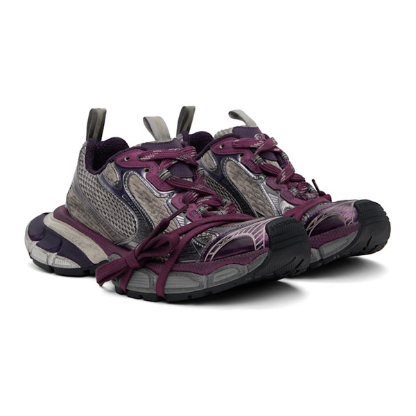 발렌시아가 발렌시아가 Balenciaga Purple & Gray 3XL Sneakers 241342F128023
