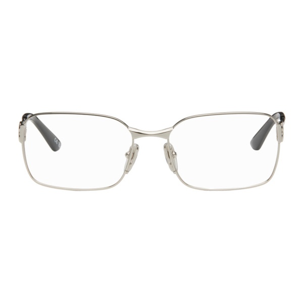 발렌시아가 발렌시아가 Balenciaga Silver Rectangular Glasses 242342F004001