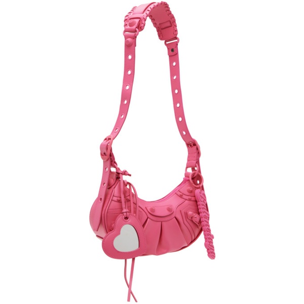 발렌시아가 발렌시아가 Balenciaga Pink Le Cagole XS Shoulder Bag 232342F048076
