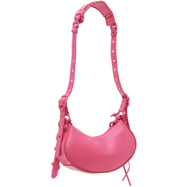 발렌시아가 발렌시아가 Balenciaga Pink Le Cagole XS Shoulder Bag 232342F048076