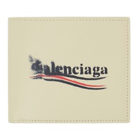 발렌시아가 Balenciaga 오프화이트 Off-White Cash Square Folded Wallet 241342M164012