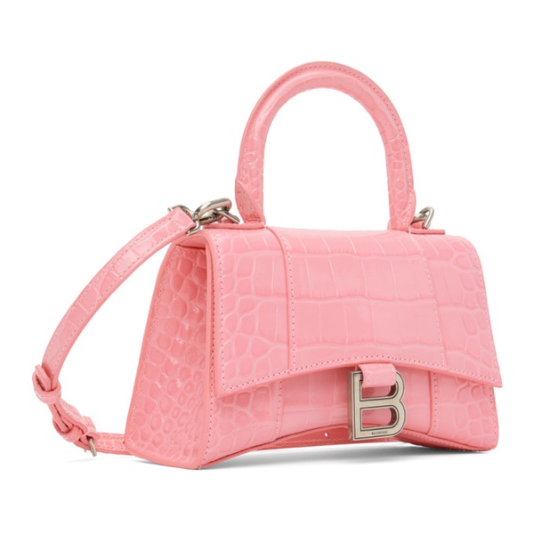 발렌시아가 발렌시아가 Balenciaga Pink XS Hourglass Bag 231342F046027