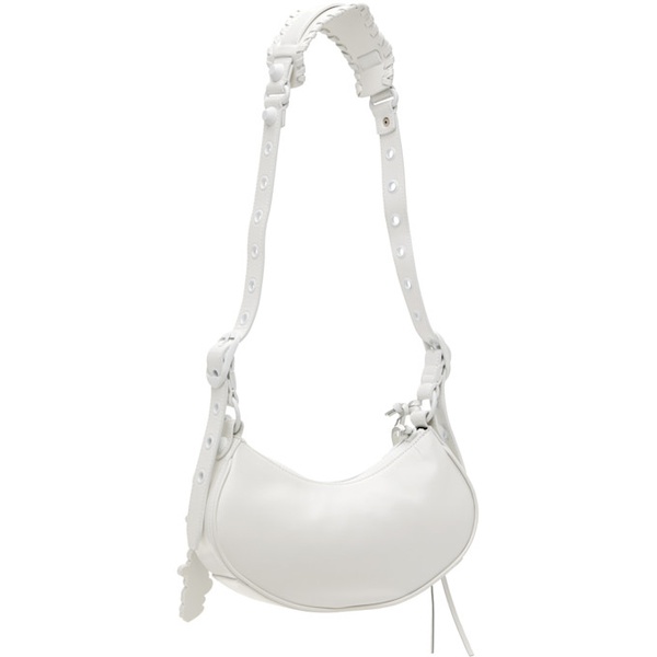발렌시아가 발렌시아가 Balenciaga White Le Cagole XS Shoulder Bag 232342F048078