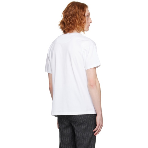  Bally White Graphic T-Shirt 232938M213008