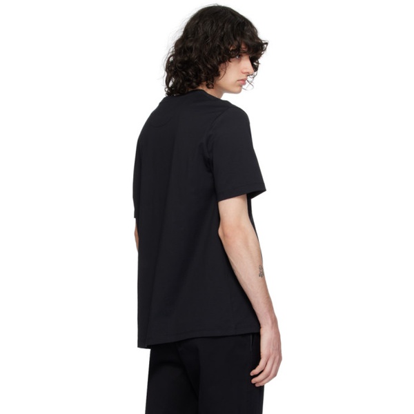  Bally Black Embroidered T-Shirt 241938M213004