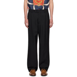 Bally Black Pleated Trousers 241938M191000