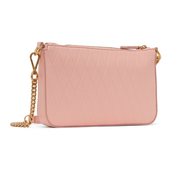 발망 발망 Balmain Pink 1945 Soft Zipped Mini Bag 241251F048037