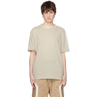 발망 Balmain Beige Printed T-Shirt 231251M213043