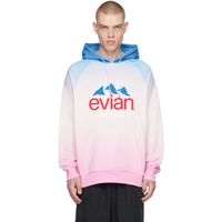 발망 Balmain Pink Evian 에디트 Edition Hoodie 231251M202037