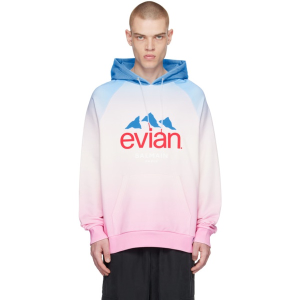 발망 발망 Balmain Pink Evian 에디트 Edition Hoodie 231251M202037