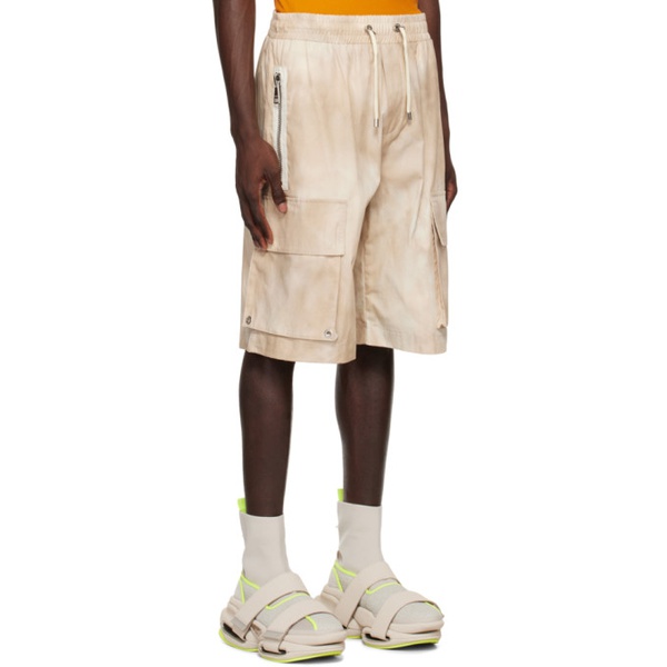 발망 발망 Balmain Beige Cargo Pocket Shorts 231251M193012