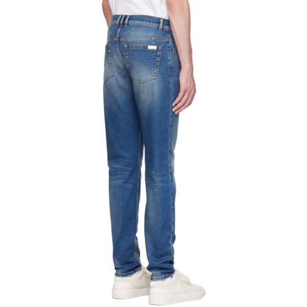 발망 발망 Balmain Blue Slim-Fit Jeans 232251M186002