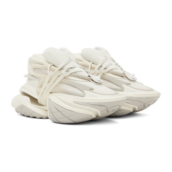 발망 발망 Balmain White Unicorn Sneakers 232251M237030