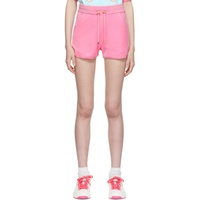 발망 Balmain Pink Barbie 에디트 Edition Velour Shorts 221251F088011