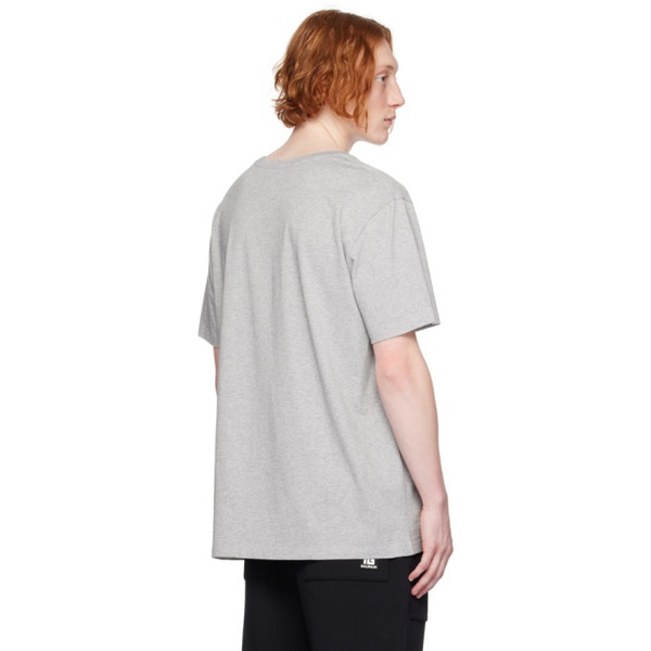 발망 발망 Balmain Gray Reflective T-Shirt 231251M213029
