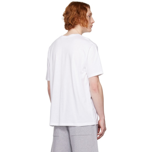 발망 발망 Balmain White Coin T-Shirt 231251M213017