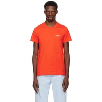발망 Balmain Orange Flocked T-Shirt 241251M213050