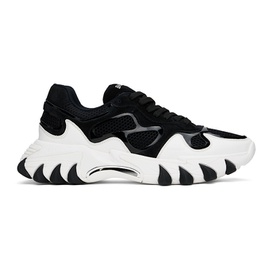 발망 Balmain Black & White B-East Sneakers 242251M237010
