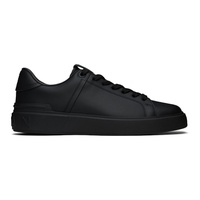 발망 Balmain Black B-Court Leather Sneakers 242251M237006
