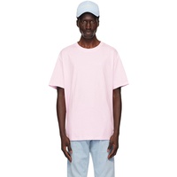 Pink 발망 Balmain Signature T-Shirt 242251M213018