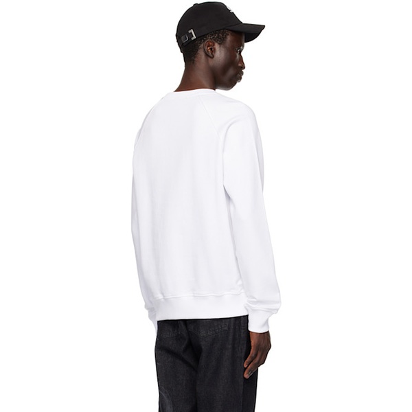 발망 White 발망 Balmain Paris Printed Sweatshirt 242251M204004