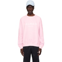 Pink 발망 Balmain Paris Printed Sweatshirt 242251M204006
