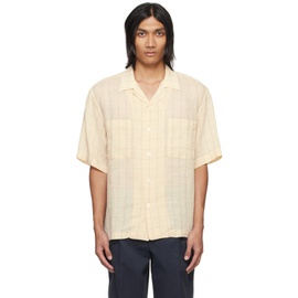 바레나 Barena Beige Check Shirt 241313M192011