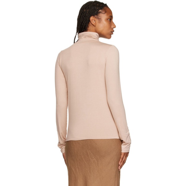  베이스레인지 Baserange Beige Bamboo Turtleneck 222922F099005