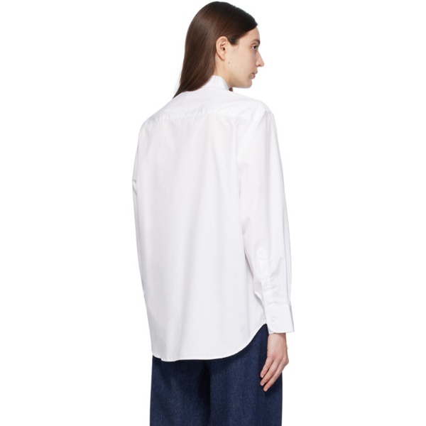  베이스레인지 Baserange White Ole Shirt 221922F109001