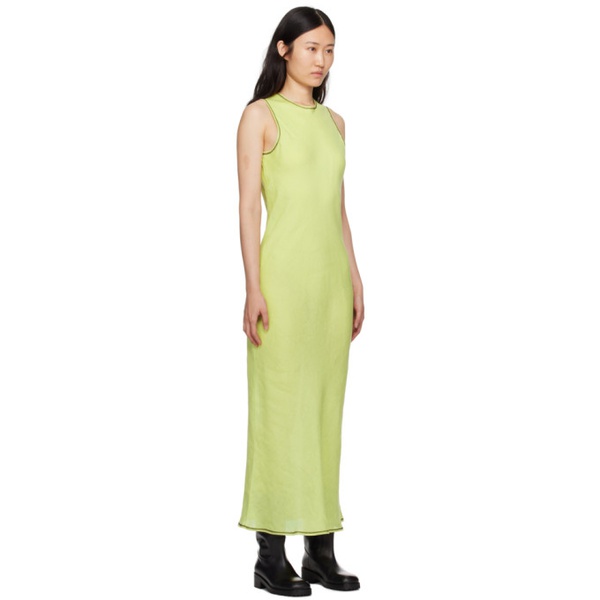  베이스레인지 Baserange Green Dydine Maxi Dress 241922F055008
