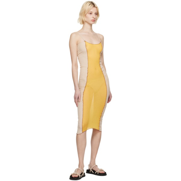  베이스레인지 Baserange Yellow Sun Shok Maxi Dress 231922F055011