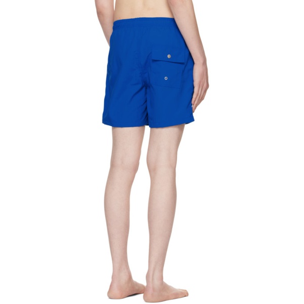  Bather Blue Drawstring Swim Shorts 231059M208011