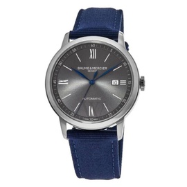 Baume Et Mercier MEN'S Classima Canvas Grey Dial Watch M0A10608