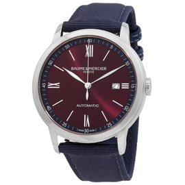 Baume Et Mercier MEN'S Classima Canvas Red Dial Watch M0A10694
